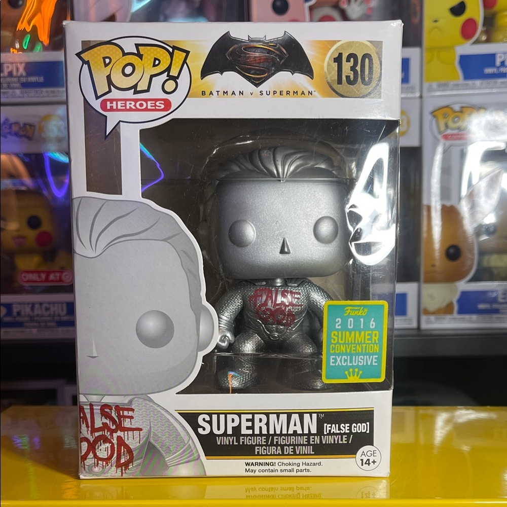 Funko Pop! Heroes Superman Silver Action Figure